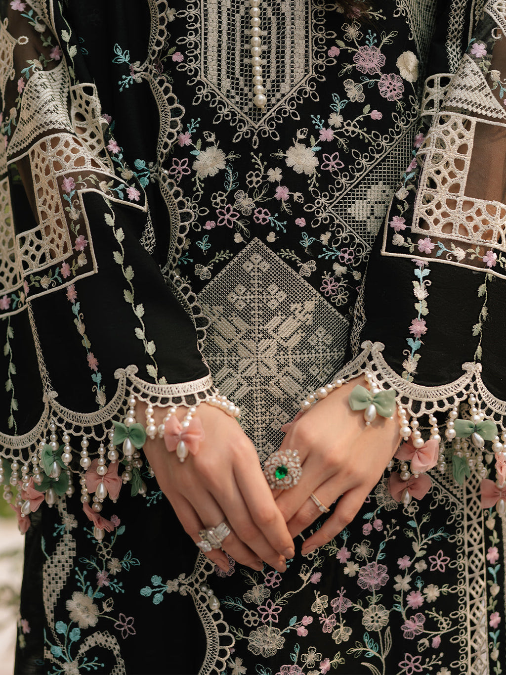 3PC LAWN HEAVY EMBROIDERED SHIRT WITH KHADDI NET EMBROIDERED DUPATTA & LAWN TOUSER-BIC-4725