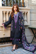 Lawn-3PC Chikankari Embroidered With Digital Printed Jacquard Dupatta-5240 FS
