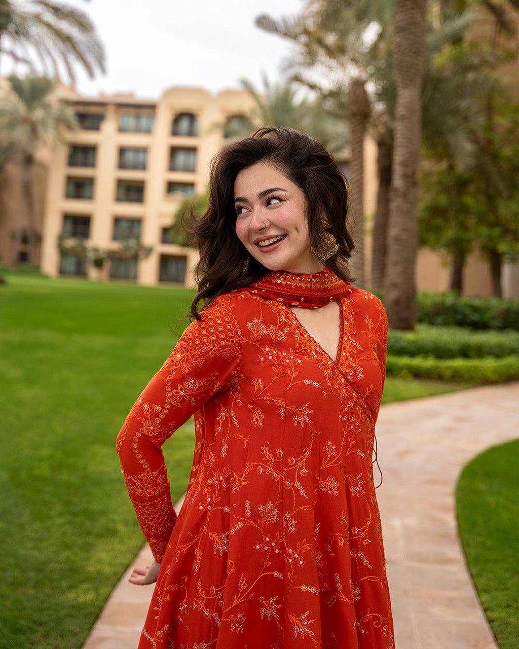 3PC LAWN EMBROIDERED SHIRT WITH Chiffon EMB DUPATTA AND TROUSER - FT 052