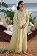 Lawn-3PC Embroidered Shirt with Organza Embroidered Dupatta - 5213 FS