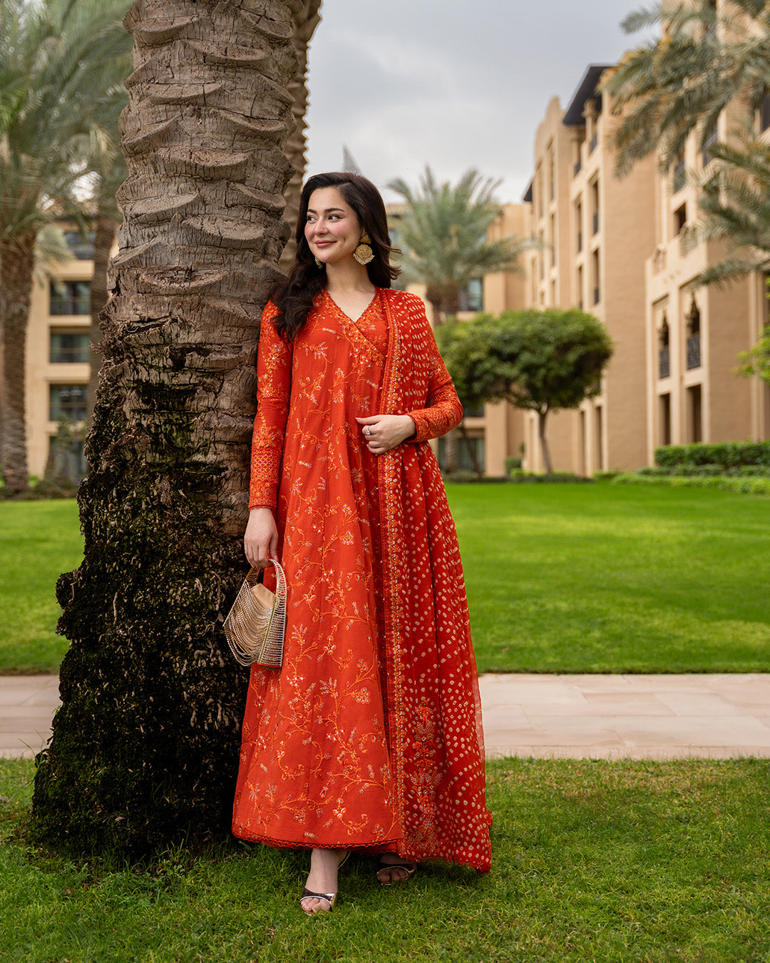 3PC LAWN EMBROIDERED SHIRT WITH Chiffon EMB DUPATTA AND TROUSER - FT 052