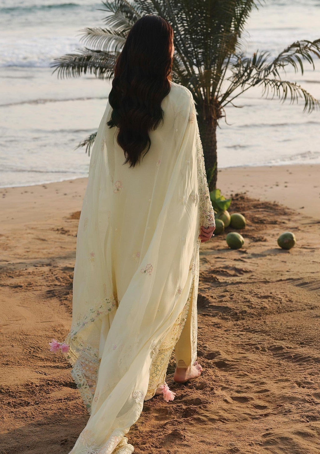 Lawn-3PC Embroidered Shirt with Organza Embroidered Dupatta - 5213 FS