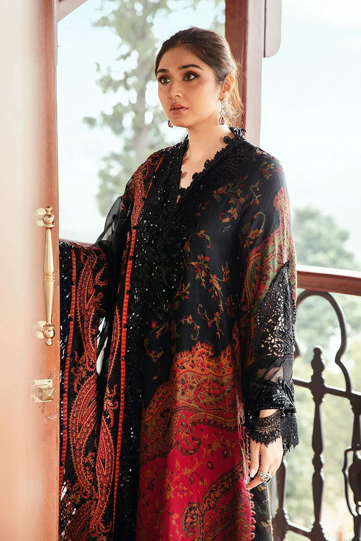 3PC LAWN PRINTED SHIRT WITH Chiffon PRINTED DUAPTTA - D4