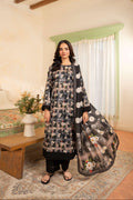 3PC LAWN PRINTED SHIRT WITH LAWN PRINT DUPATTA AND CAMBRIC TROUSER-P-4504
