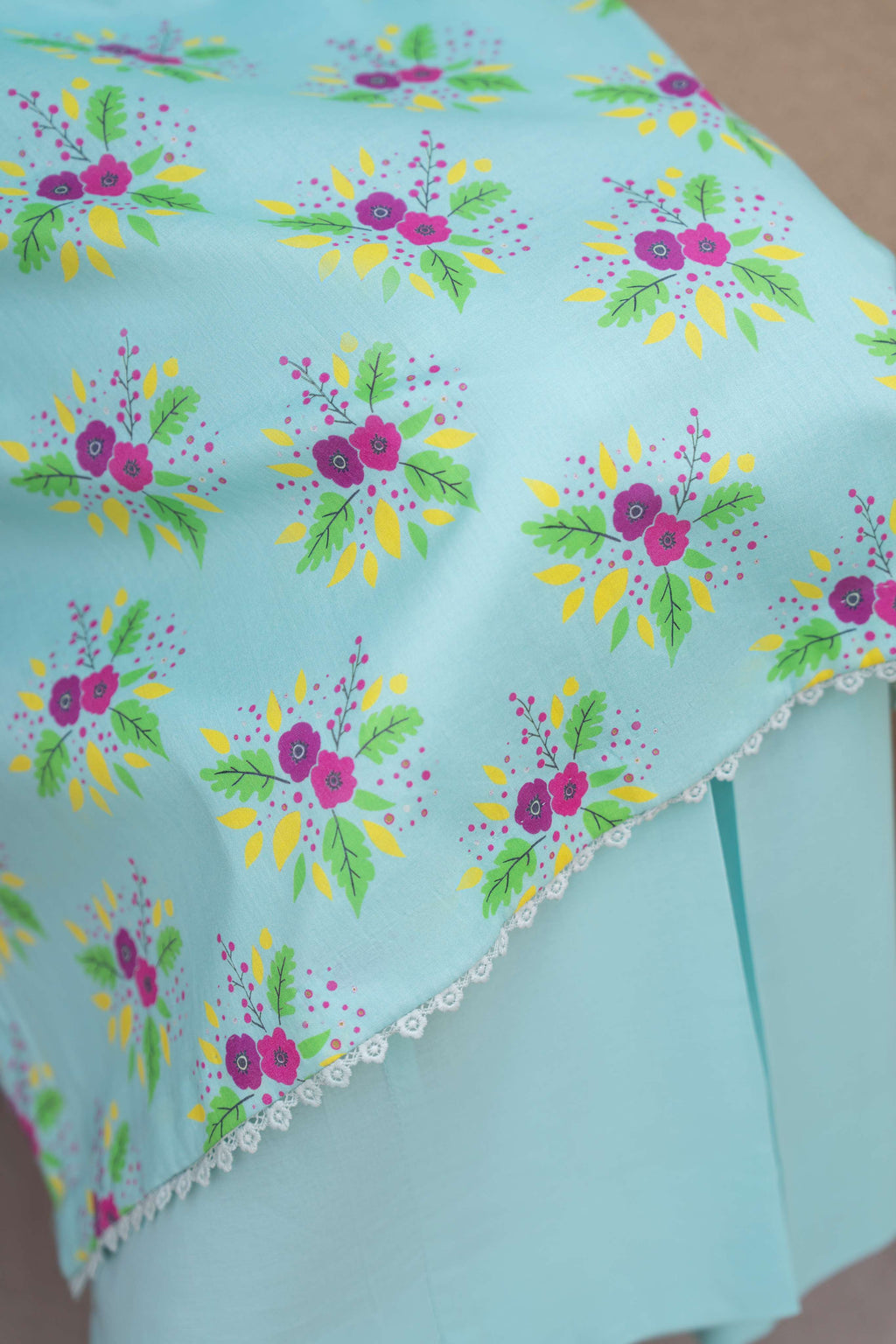3PC LAWN PRINTED SHIRT WITH LAWN PRINT DUPATTA AND CAMBRIC TROUSER-P-4514