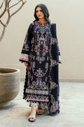 3PC LAWN EMBROIDERED SHIRT WITH KHADDI NET EMBROIDERED DUPATTA & TROUSER-BIC-4826