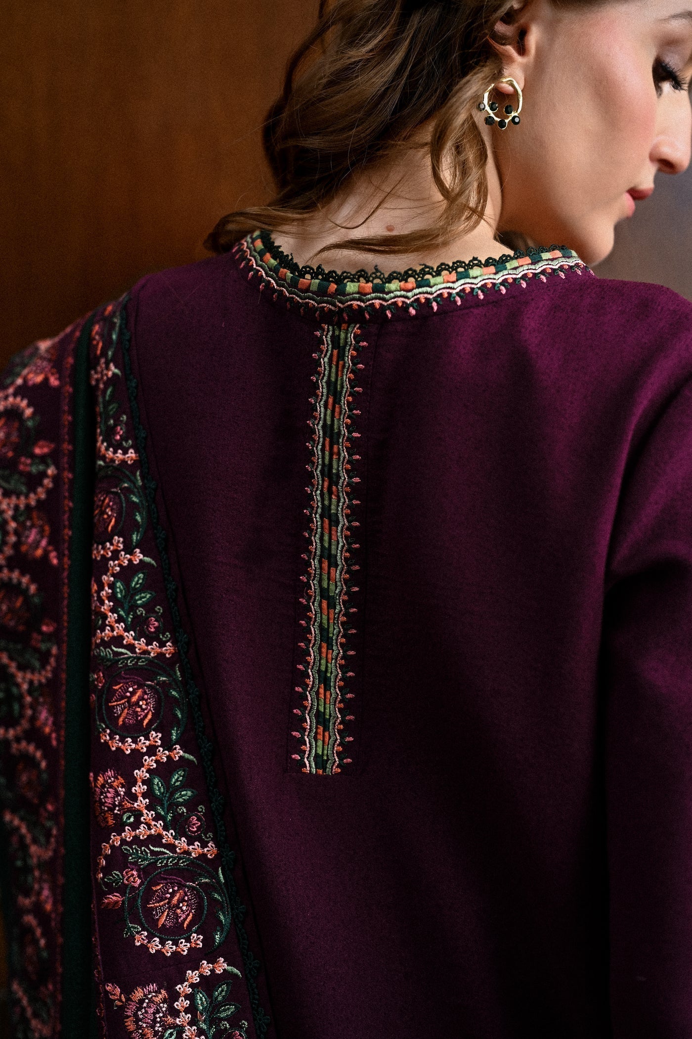 3PC LAWN EMBROIDERED SHIRT WITH LAWN EMBROIDERED DUPATTA AND TROUSER-BIC-4797