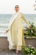 3PC LAWN Embroidered SHIRT WITH Chiffon EMB DUPATTA AND TROUSER - FT 845