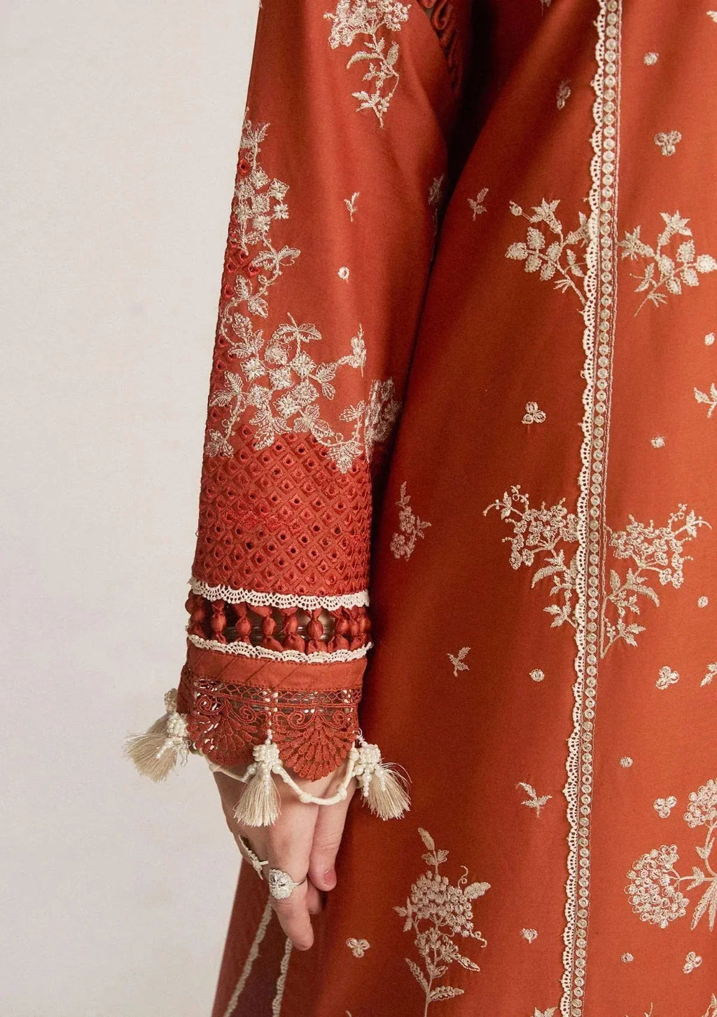 3PC LAWN EMBROIDERED SHIRT WITH digital print chiffon Dupatta AND TROUSER - NK 788 FT