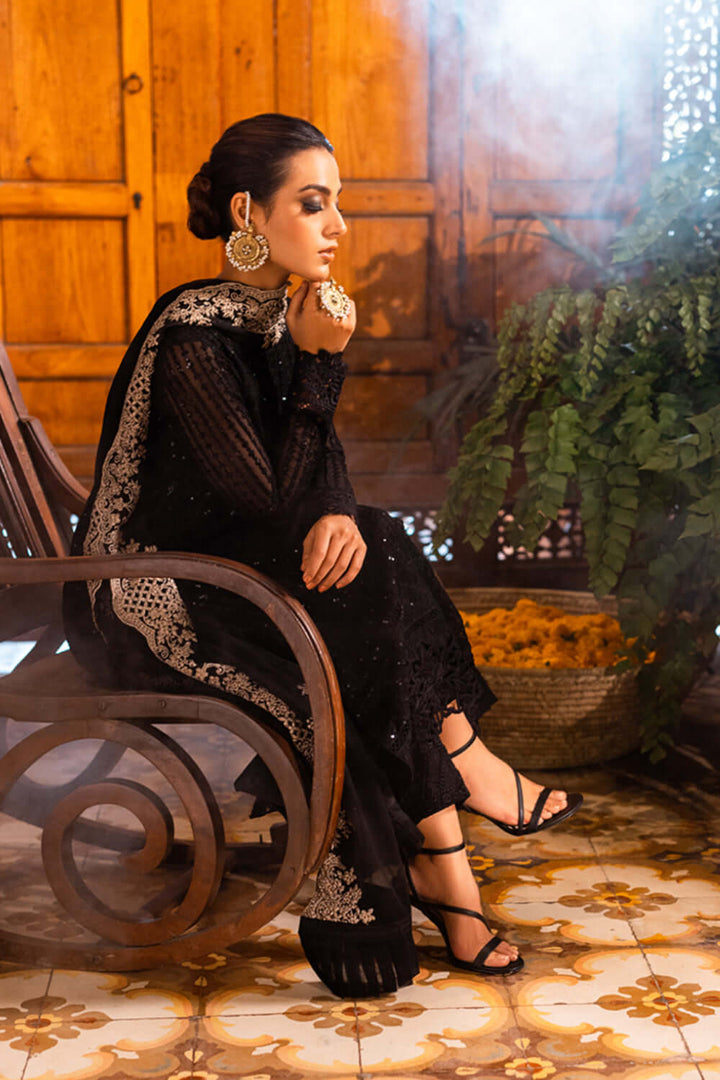 3PC LAWN EMBROIDERED SHIRT WITH CHIFFOON EMBROIDERED DUPATTA AND EMB TROUSER-BIC-4559
