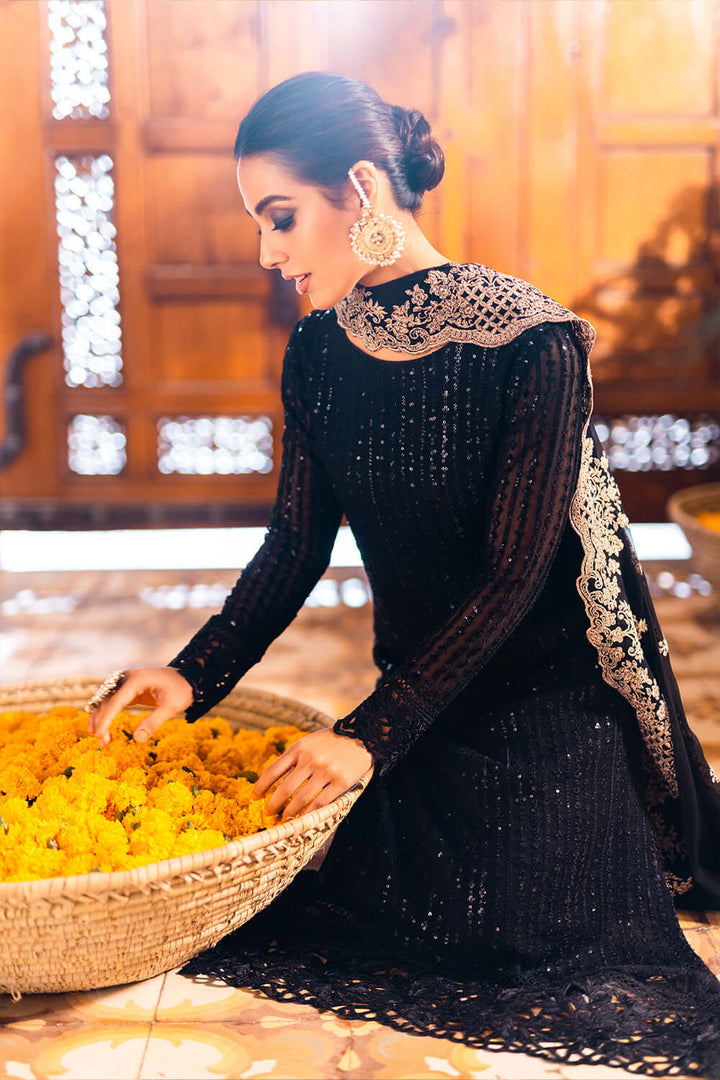 3PC LAWN EMBROIDERED SHIRT WITH CHIFFOON EMBROIDERED DUPATTA AND EMB TROUSER-BIC-4559