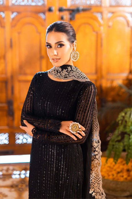 3PC LAWN EMBROIDERED SHIRT WITH CHIFFOON EMBROIDERED DUPATTA AND EMB TROUSER-BIC-4559