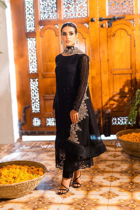 3PC LAWN EMBROIDERED SHIRT WITH CHIFFOON EMBROIDERED DUPATTA AND EMB TROUSER-BIC-4559