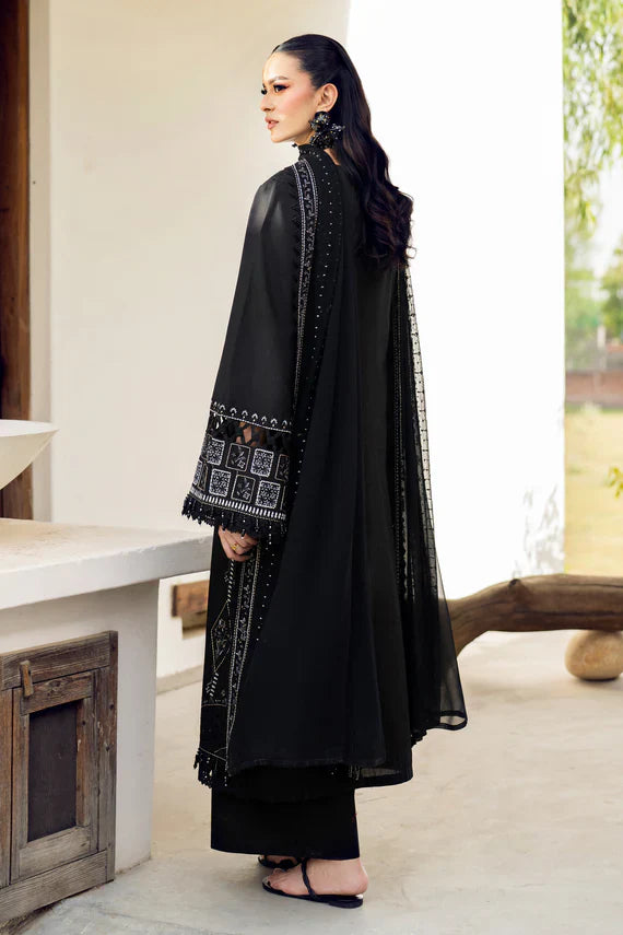3PC LAWN EMBROIDERED SHIRT WITH Chiffon EMB DUPATTA AND TROUSER - FT 053
