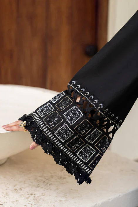 3PC LAWN EMBROIDERED SHIRT WITH Chiffon EMB DUPATTA AND TROUSER - FT 053