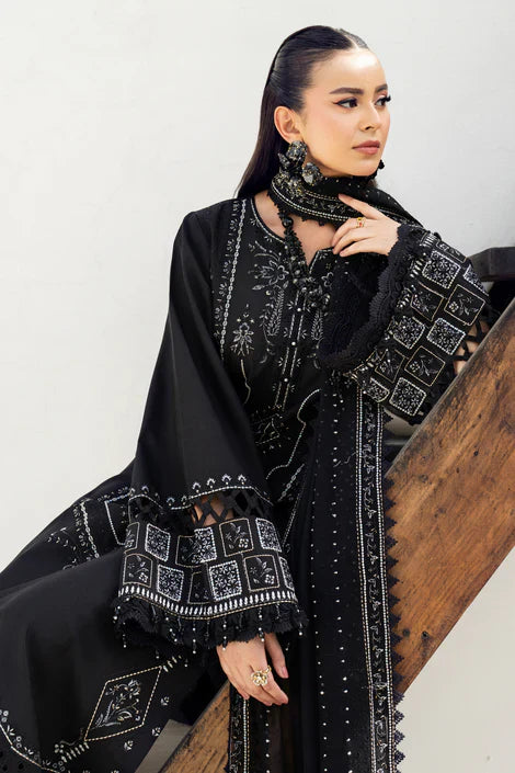 3PC LAWN EMBROIDERED SHIRT WITH Chiffon EMB DUPATTA AND TROUSER - FT 053