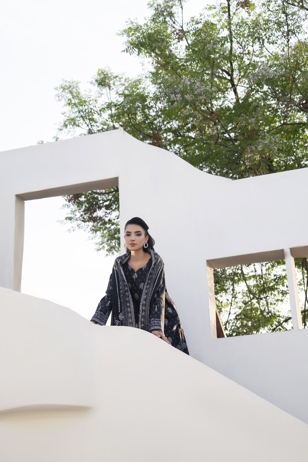 Maisa 3PC LAWN PRINTED SHIRT WITH LAWN PRINT DUPATTA AND CAMBRIC TROUSER-P-4520