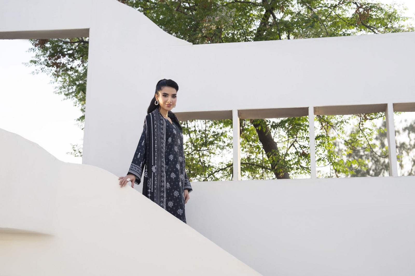 Maisa 3PC LAWN PRINTED SHIRT WITH LAWN PRINT DUPATTA AND CAMBRIC TROUSER-P-4520