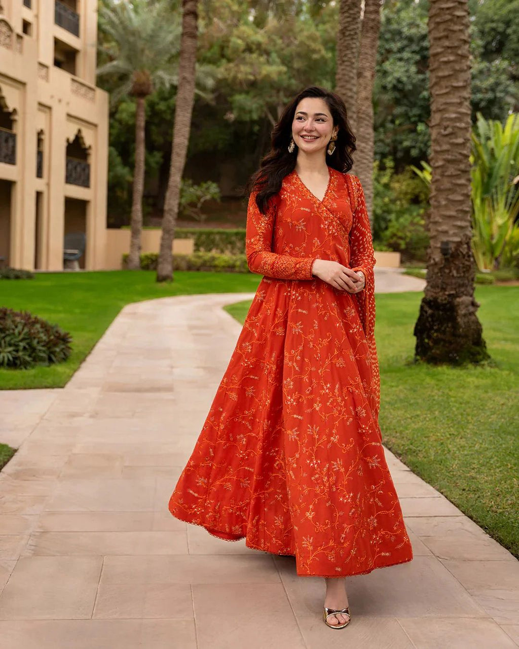 3PC LAWN EMBROIDERED SHIRT WITH Chiffon EMB DUPATTA AND TROUSER - FT 052