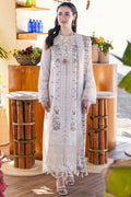 3PC LAWN EMBROIDERED SHIRT WITH CHIFFOON EMBROIDERED PRINT DUPATTA AND EMB TROUSER-BIC-4652